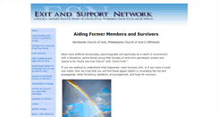 Desktop Screenshot of exitsupportnetwork.com